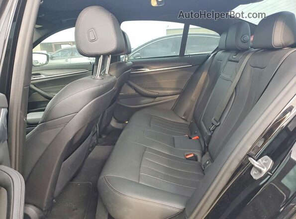 WBA53BH03NWX74404 2022 BMW 5 SERIES Black Vista de los asientos traseros
