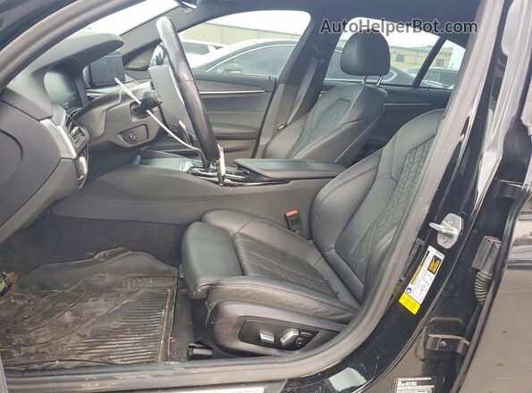 WBA53BH03NWX74404 2022 BMW 5 SERIES Black Vista interior delantera