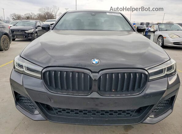 WBA53BH03NWX74404 2022 BMW 5 SERIES Black Vista frontal