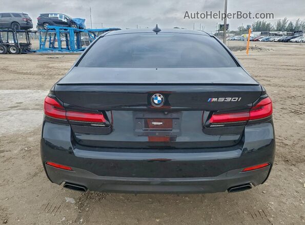 WBA53BH03PWY21255 2023 BMW 5 SERIES Черный Вид сзади
