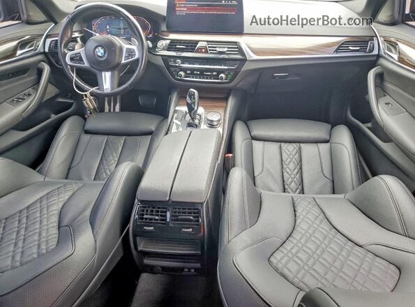 WBA53BH03PWY21255 2023 BMW 5 SERIES Черный Вид панели приборов