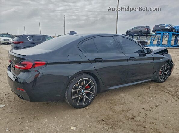 WBA53BH03PWY21255 2023 BMW 5 SERIES Черный Задняя правая четверть
