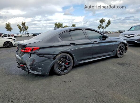 WBA53BH04NWX46532 2022 BMW 5 SERIES Charcoal Tył prawy