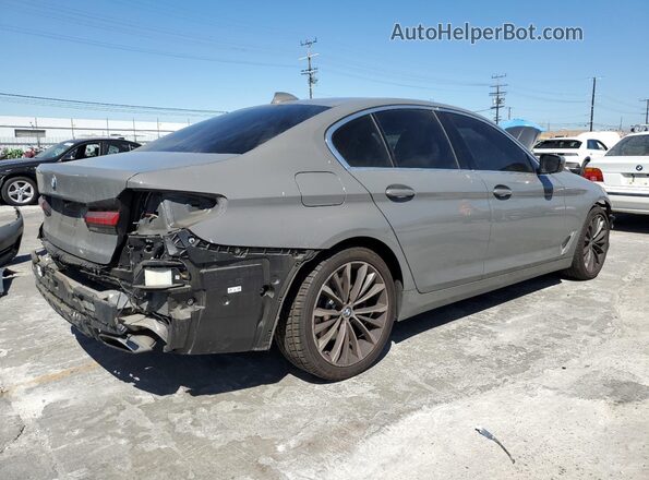 WBA53BH05NCL04330 2022 BMW 5 SERIES Серый Задняя правая четверть