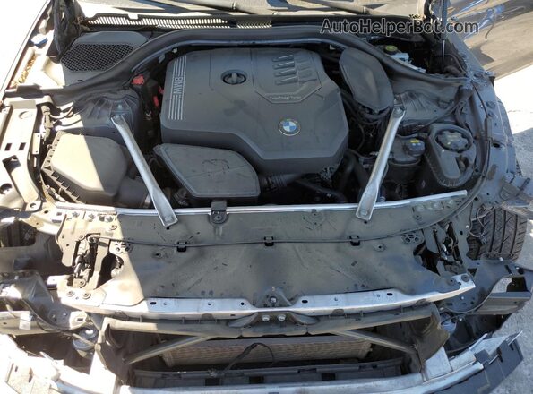 WBA53BH05NCL04330 2022 BMW 5 SERIES Серый Вид задней части салона