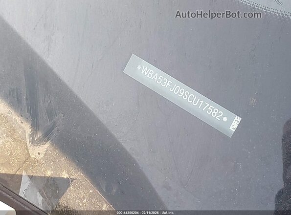 WBA53FJ09SCU17582 2025 BMW 5 SERIES Gray 