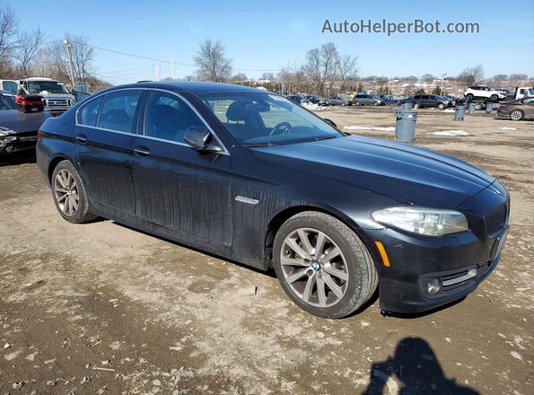 WBA5B3C50GG258655 2016 BMW 5 SERIES Black Delantero derecho