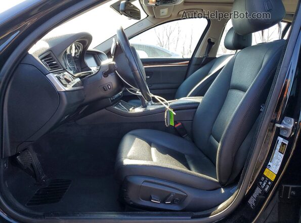 WBA5B3C50GG258655 2016 BMW 5 SERIES Black Vista interior delantera