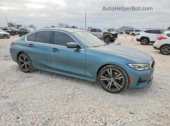 WBA5R1C02LFJ20393 2020 BMW 3 SERIES Teal წინა მარჯვენა