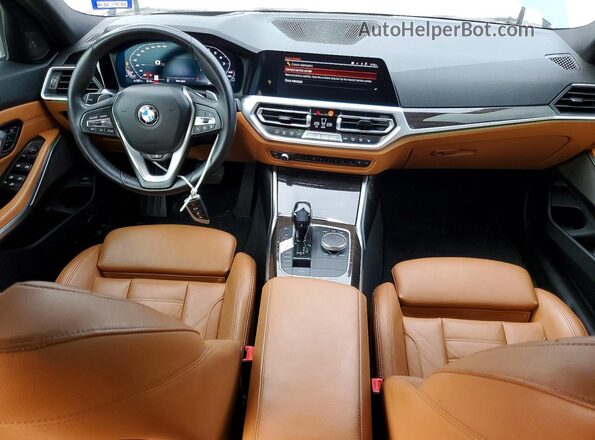 WBA5R1C02LFJ20393 2020 BMW 3 SERIES Teal წინა პანელის ხედი