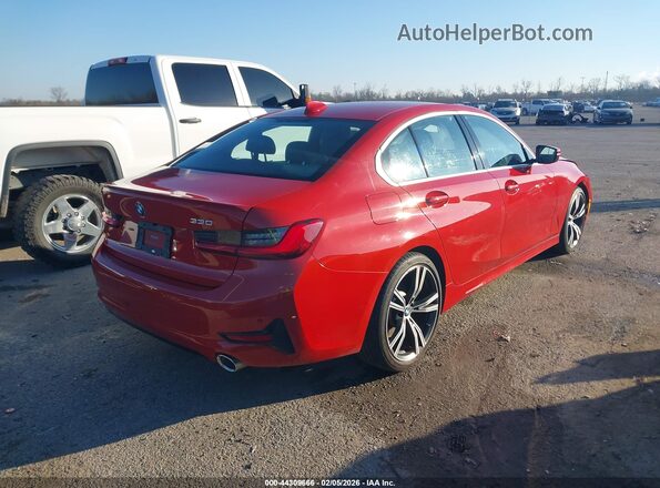 WBA5R1C05LFH46295 2020 BMW 3 SERIES Red Trasero derecho