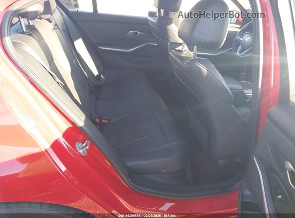 WBA5R1C05LFH46295 2020 BMW 3 SERIES Red Vista de la etiqueta del VIN