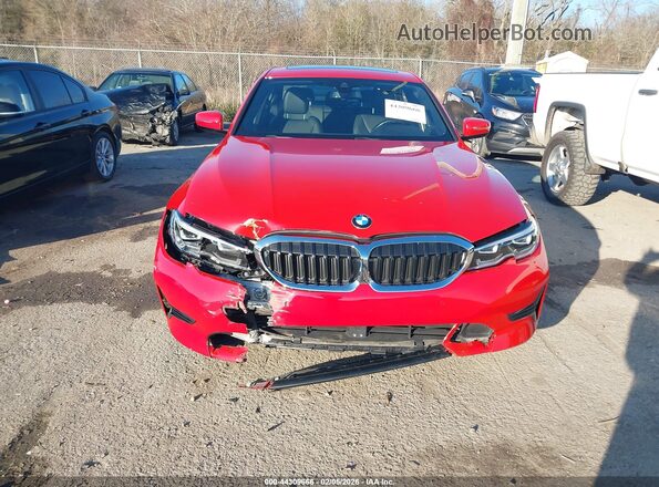 WBA5R1C05LFH46295 2020 BMW 3 SERIES Red Vista del cuadro de instrumentos