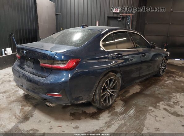 WBA5R1C08LFH33492 2020 BMW 3 SERIES Blue Задня права чверть