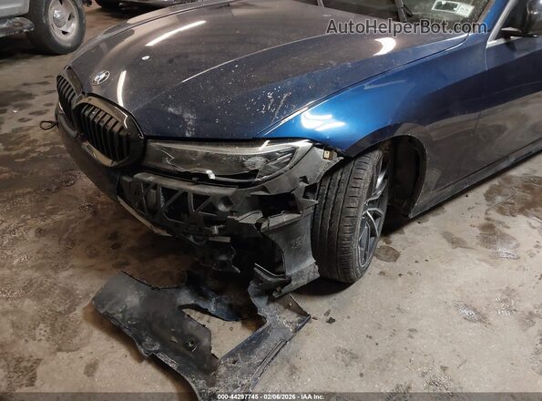 WBA5R1C08LFH33492 2020 BMW 3 SERIES Blue Вид спереду