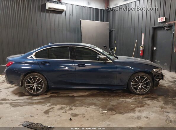 WBA5R1C08LFH33492 2020 BMW 3 SERIES Blue Вид задньої частини салону