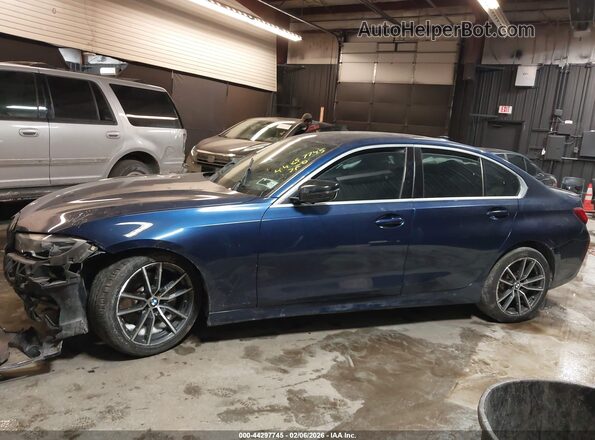 WBA5R1C08LFH33492 2020 BMW 3 SERIES Blue Панорамний вид салону 360°