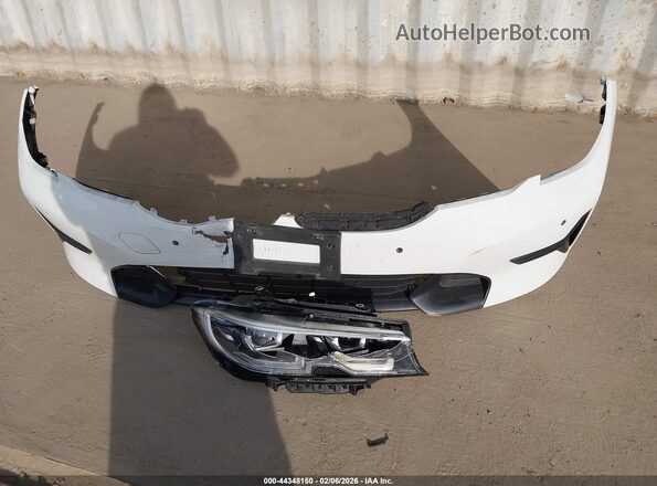 WBA5R1C56KAK12288 2019 BMW 3 SERIES White Widok zestawu wskaźników