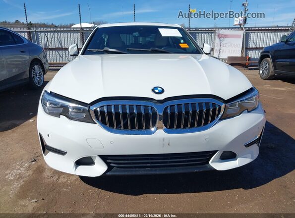 WBA5R1C56KFH18080 2019 BMW 3 SERIES White Вид щитка приладів