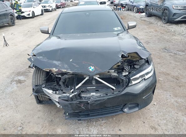 WBA5R7C5XKAJ82814 2019 BMW 3 SERIES Black Widok zestawu wskaźników