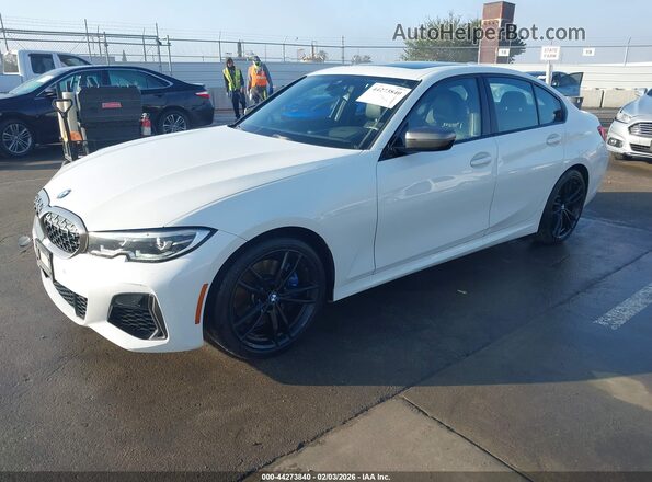 WBA5U7C03LA232313 2020 BMW 3 SERIES White Front left