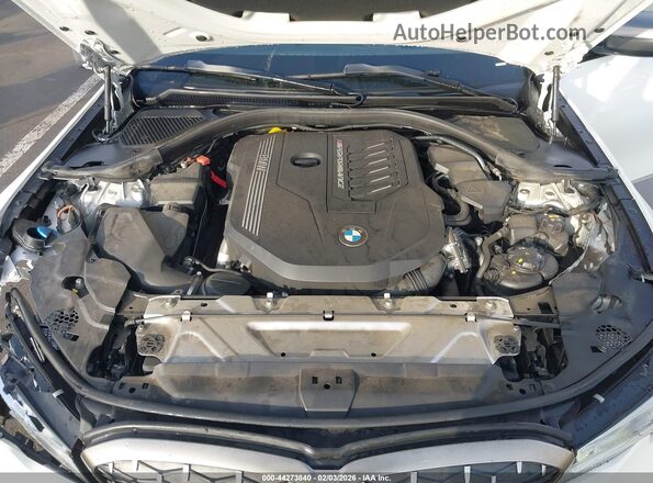 WBA5U7C03LA232313 2020 BMW 3 SERIES White Rear view