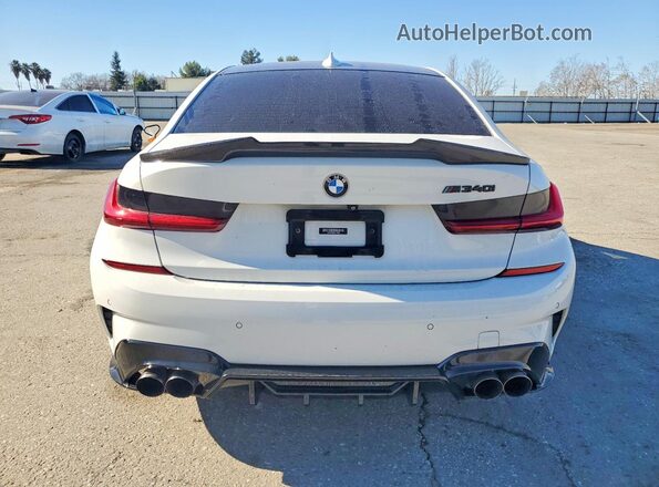 WBA5U7C09LFH15309 2020 BMW M3 White Widok z tyłu