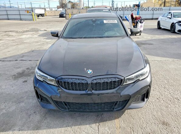 WBA5U7C0XLFJ36388 2020 BMW M3 Black Вид спереду