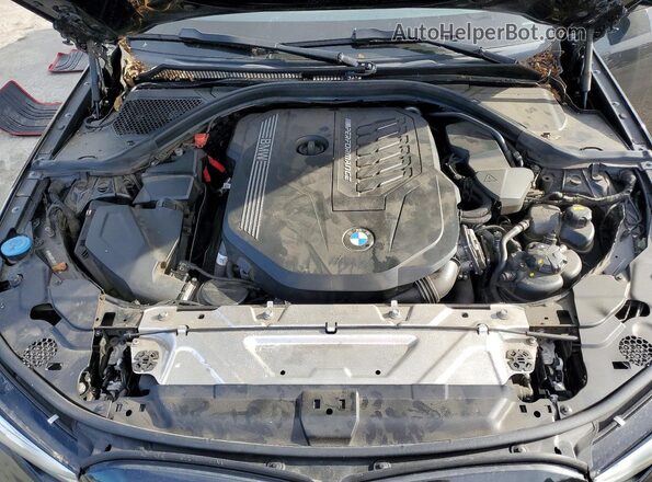 WBA5U7C0XLFJ36388 2020 BMW M3 Black Вид задньої частини салону