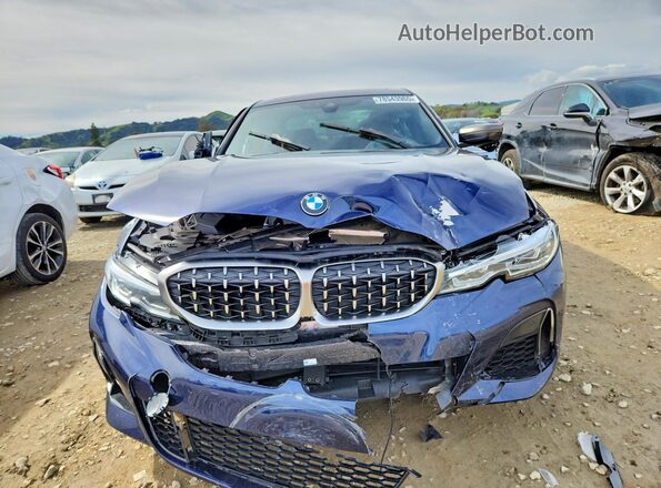 WBA5U9C01LFJ79769 2020 BMW M3 Blue Vista frontal