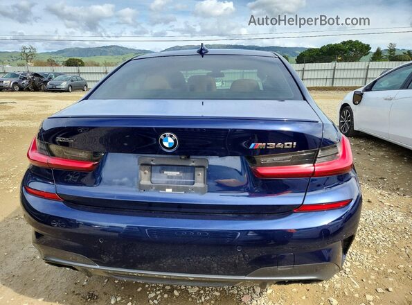 WBA5U9C01LFJ79769 2020 BMW M3 Blue Vista trasera