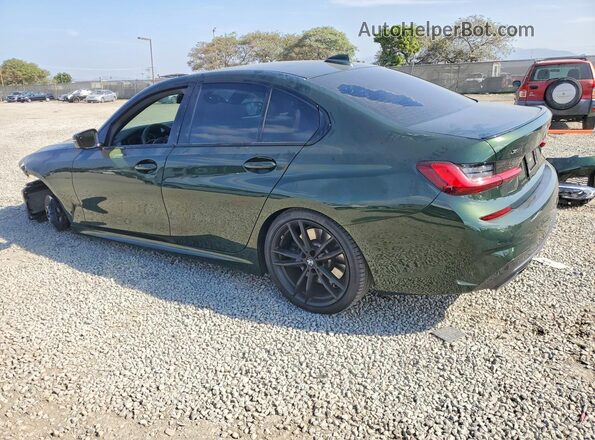 WBA5U9C03NFM51497 2022 BMW M3 Teal Հետևի ձախ