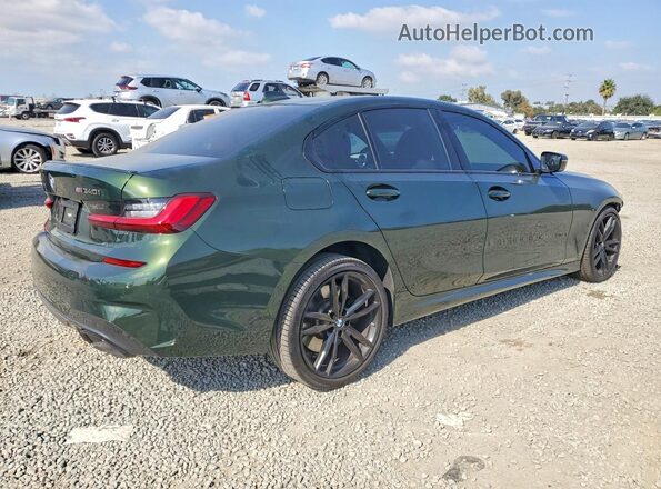 WBA5U9C03NFM51497 2022 BMW M3 Teal Հետևի աջ