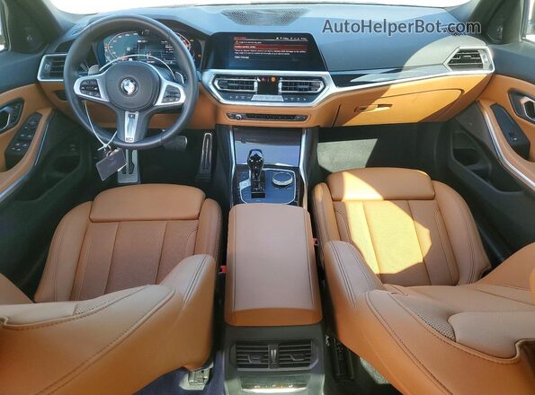 WBA5U9C03NFM51497 2022 BMW M3 Teal Առջևի վահանակի տեսք