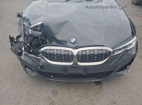WBA5U9C09MFK14964 2021 BMW M3 Gray Սալոնի հետևի տեսք