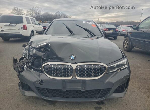 WBA5U9C09MFK14964 2021 BMW M3 Gray Դիմացի տեսք