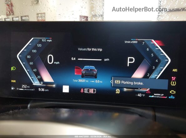 WBA63AV02RFT49734 2024 BMW 4 SERIES Black Вид задніх сидінь