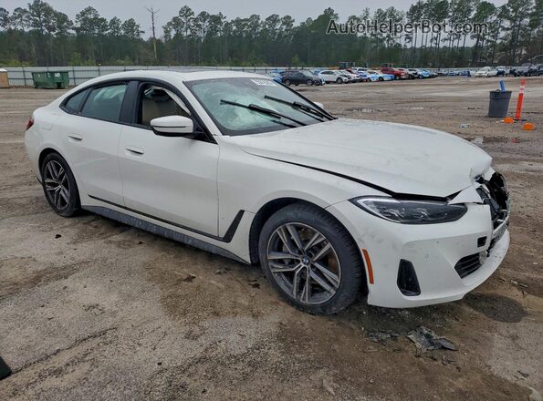 WBA63AV07NFM05046 2022 BMW 4 SERIES White წინა მარჯვენა