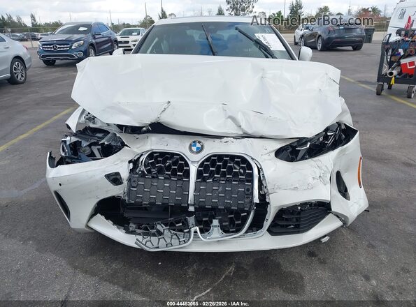 WBA63DA00TCW00671 2026 BMW 4 SERIES White Դիմացի տեսք
