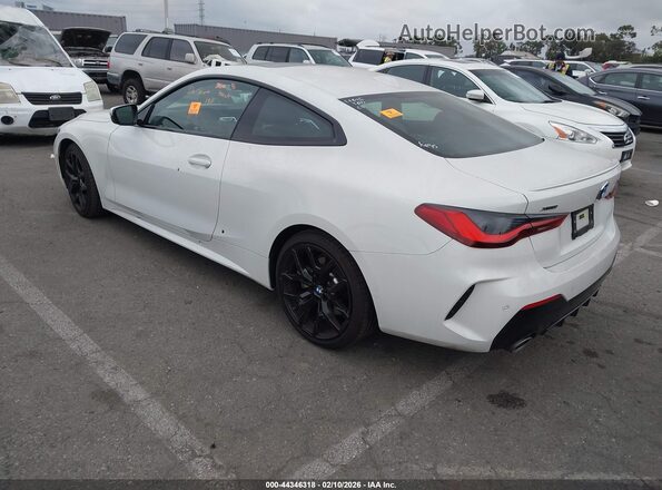 WBA63DA01TCW47773 2026 BMW 4 SERIES White უკანა მარცხენა