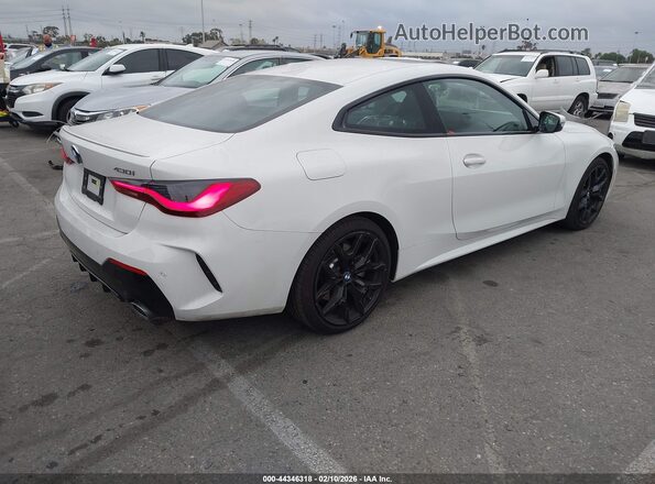 WBA63DA01TCW47773 2026 BMW 4 SERIES White უკანა მარჯვენა