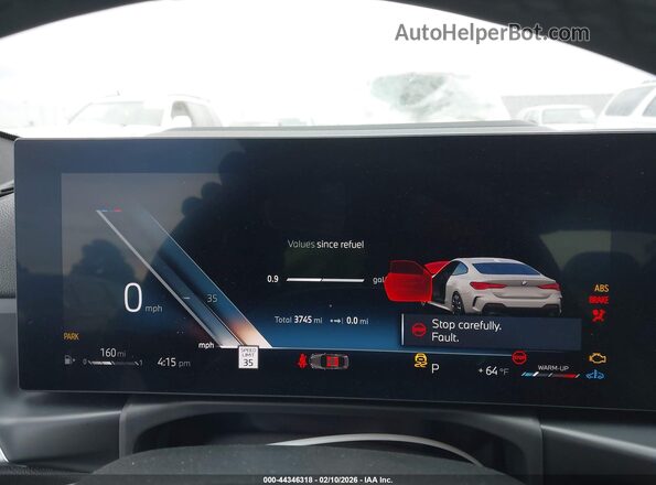WBA63DA01TCW47773 2026 BMW 4 SERIES White უკანა სავარძლების ხედი