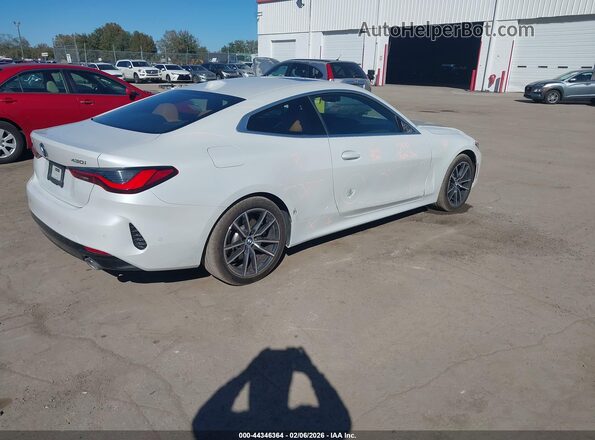 WBA63DA0XTCW61400 2026 BMW 4 SERIES White უკანა მარჯვენა