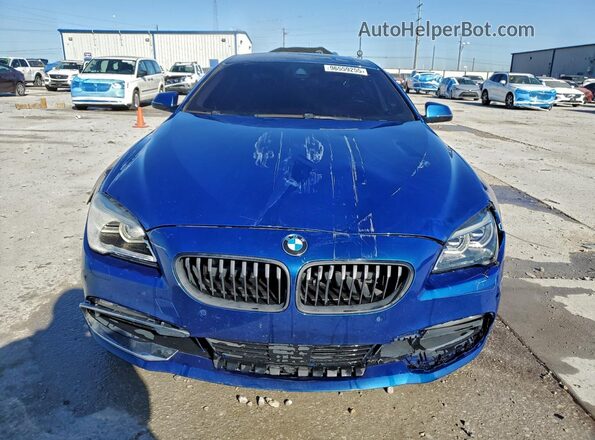 WBA6D0C51JG639998 2018 BMW 6 SERIES Blue Vista frontal