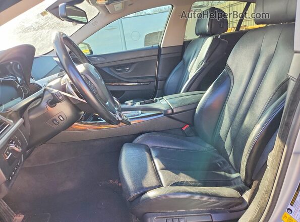 WBA6D0C52HG639521 2017 BMW 6 SERIES Silver წინა სალონის ხედი