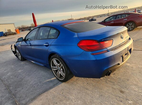 WBA6D0C56KG853080 2019 BMW 6 SERIES Blue Հետևի ձախ