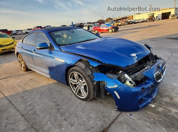 WBA6D0C56KG853080 2019 BMW 6 SERIES Blue Առջևի աջ