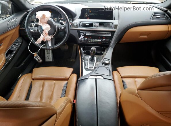 WBA6D2C52GGT66011 2016 BMW 6 SERIES Белый Вид панели приборов