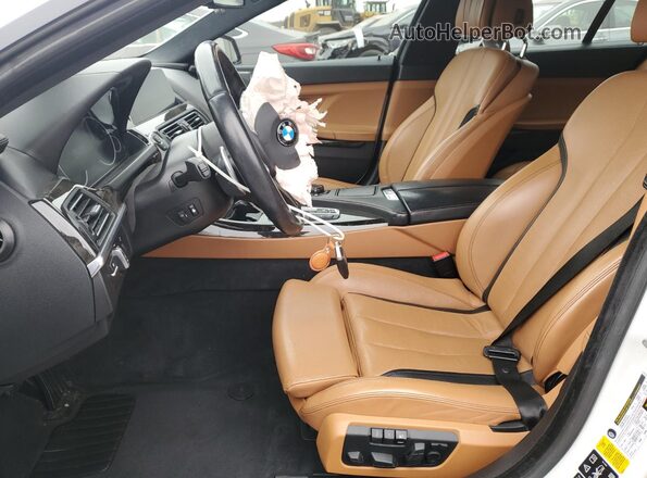 WBA6D2C52GGT66011 2016 BMW 6 SERIES Белый Вид салона спереди