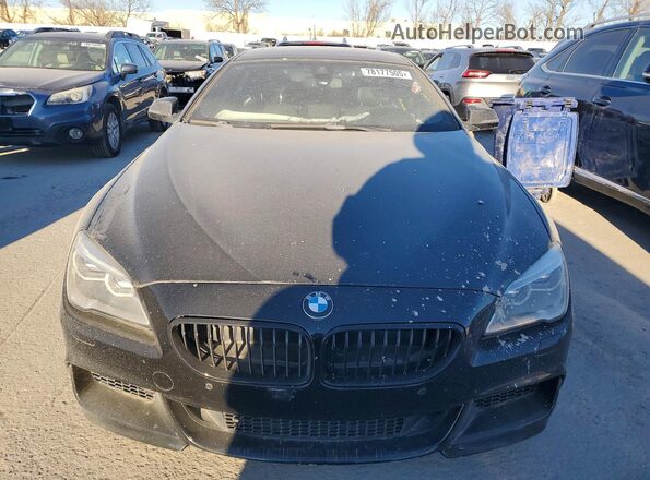 WBA6D2C54GGT66060 2016 BMW 6 SERIES Black Вид спереду
